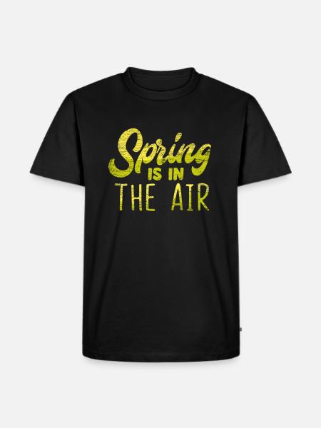 spring - Men's Premium Organic T-Shirt - black