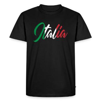 Italien - Männer Premium Bio T-Shirt - Schwarz - Vorne - Nico (187cm)
