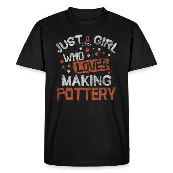 make pottery - Men's Premium Organic T-Shirt - black - Front - Nico (187cm)