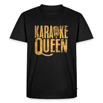 Karaoke - T-shirt Premium bio Homme - noir - Devant - Nico (187cm)