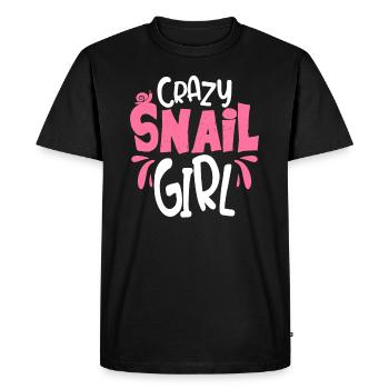 slug - Men's Premium Organic T-Shirt - black - Front - Nico (187cm)