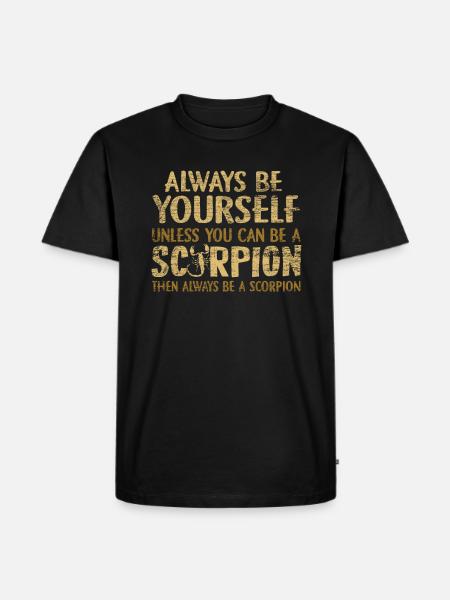 Scorpio - Men's Premium Organic T-Shirt - black