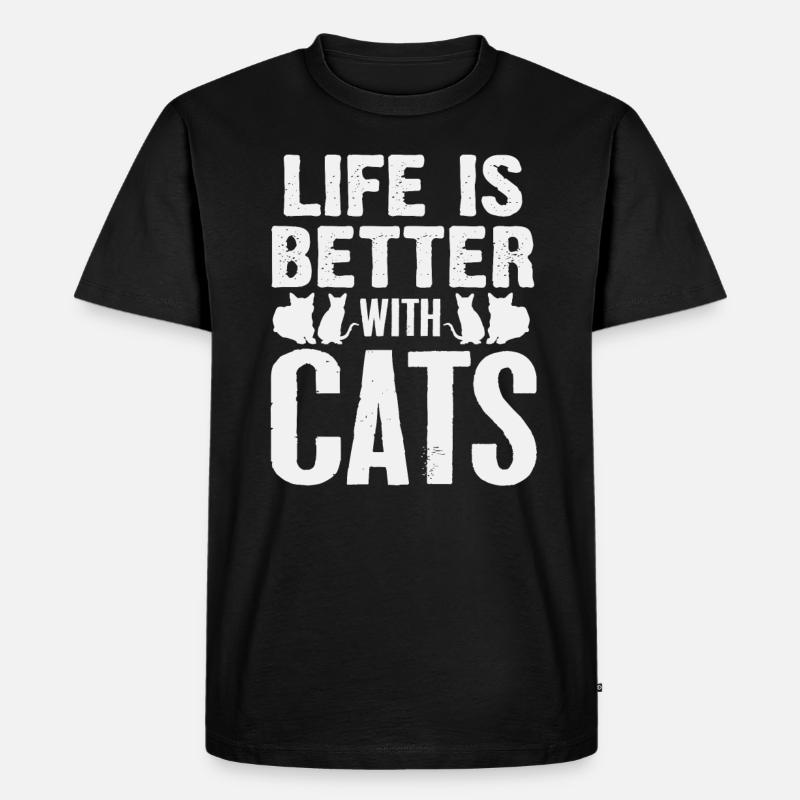 Chat - T-shirt Premium bio Homme - noir