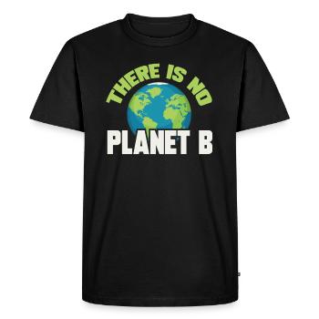 Climate change Climate protection - Men's Premium Organic T-Shirt - black - Front - Nico (187cm)