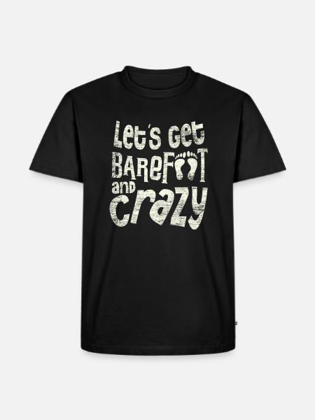 Barefoot - Men's Premium Organic T-Shirt - black