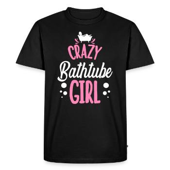Bath tub - Men's Premium Organic T-Shirt - black - Front - Nico (187cm)