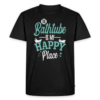 Bath tub bathroom bath - Men's Premium Organic T-Shirt - black - Front - Nico (187cm)