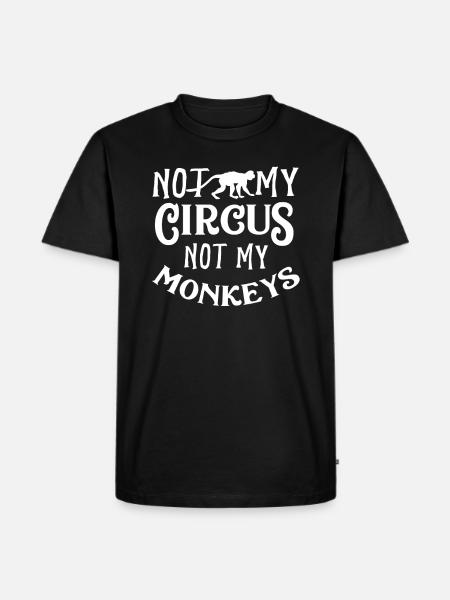 Monkey monkey - Men's Premium Organic T-Shirt - black