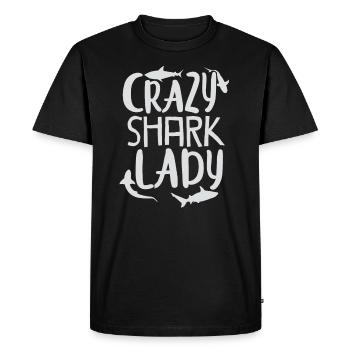 requin - T-shirt Premium bio Homme - noir - Devant - Nico (187cm)