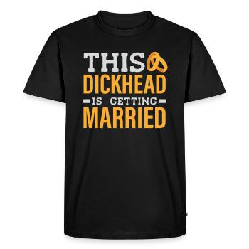 Soirée de célibataire - T-shirt Premium bio Homme - noir - Devant - Nico (187cm)