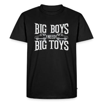 Véhicule tout terrain - T-shirt Premium bio Homme - noir - Devant - Nico (187cm)