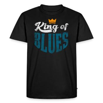 Blues - T-shirt Premium bio Homme - noir - Devant - Nico (187cm)