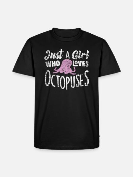 Octopus - Men's Premium Organic T-Shirt - black