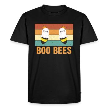 Tenue Halloween Fashing Bees Drôle Boo Bees - T-shirt Premium bio Homme - noir - Devant - Nico (187cm)