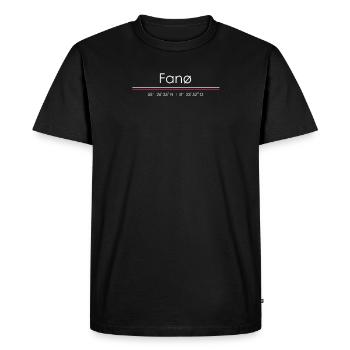Fanö Copenhague Danemark Dansk Idée cadeau - T-shirt Premium bio Homme - noir - Devant - Nico (187cm)