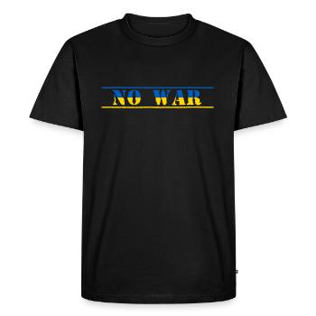 Pas de guerre - Pas de guerre - Pour la paix - T-shirt Premium bio Homme - noir - Devant - Nico (187cm)