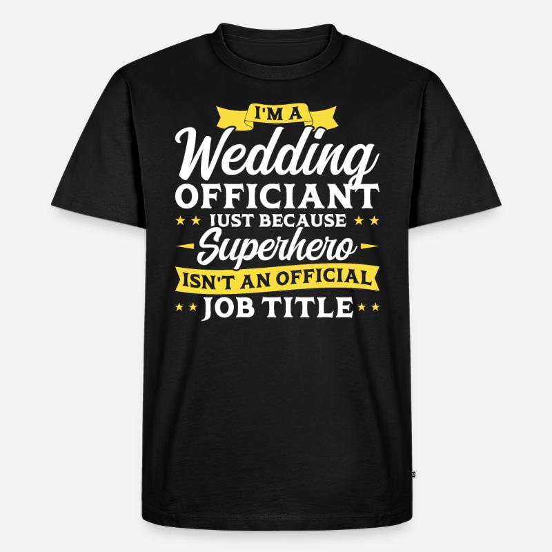 Ich Bin Ein Standesbeamter - Männer Premium Bio T-Shirt - Schwarz