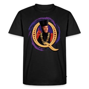 Star Trek La Nouvelle Génération Q - T-shirt Premium bio Homme - noir - Devant - Nico (187cm)