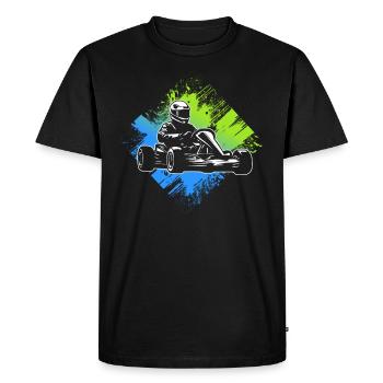 Kart Racing Motorsport Karts Garçons Enfants Go-Kart - T-shirt Premium bio Homme - noir - Devant - Nico (187cm)
