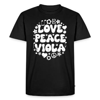 Alto Alto Altiste Vintage Love - T-shirt Premium bio Homme - noir - Devant - Nico (187cm)