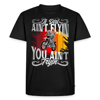 Motocross - T-shirt Premium bio Homme - noir - Devant - Nico (187cm)