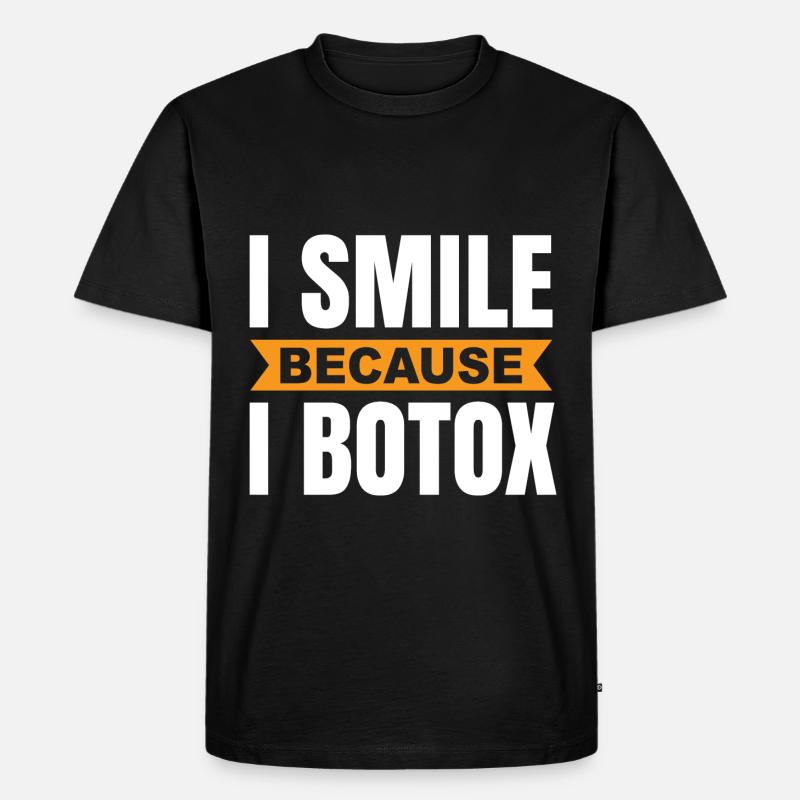 Botox - Männer Premium Bio T-Shirt - Schwarz