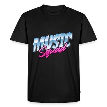 Groupe de musique Professeur de musique Musicien - T-shirt Premium bio Homme - noir - Devant - Nico (187cm)