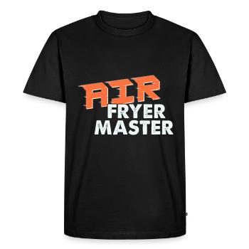 Air Fryer Master Culinary Crafts - Men's Premium Organic T-Shirt - black - Front - Nico (187cm)