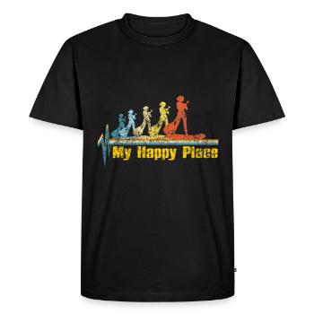 SUP board paddleboarding paddle supboard Stand Up - T-shirt Premium bio Homme - noir - Devant - Nico (187cm)