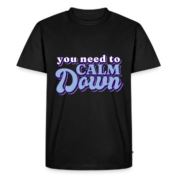 Chemise de Pâques Mignon Chick Dig Me - T-shirt Premium bio Homme - noir - Devant - Nico (187cm)