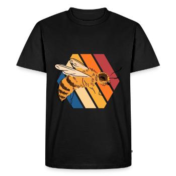 Bees Beekeepers Honey Bees Honey Lovers Honey Lovers - Men's Premium Organic T-Shirt - black - Front - Nico (187cm)