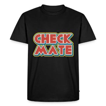 Chess Checkmate Chess Moves Chess Player - Men's Premium Organic T-Shirt - black - Front - Nico (187cm)