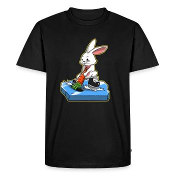 J'adore Hockey Joyeuses Pâques cadeau - T-shirt Premium bio Homme - noir - Devant - Nico (187cm)