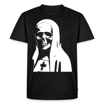 T-shirts de nonnes surnaturelles intrépides et mystérieuses - T-shirt Premium bio Homme - noir - Devant - Nico (187cm)