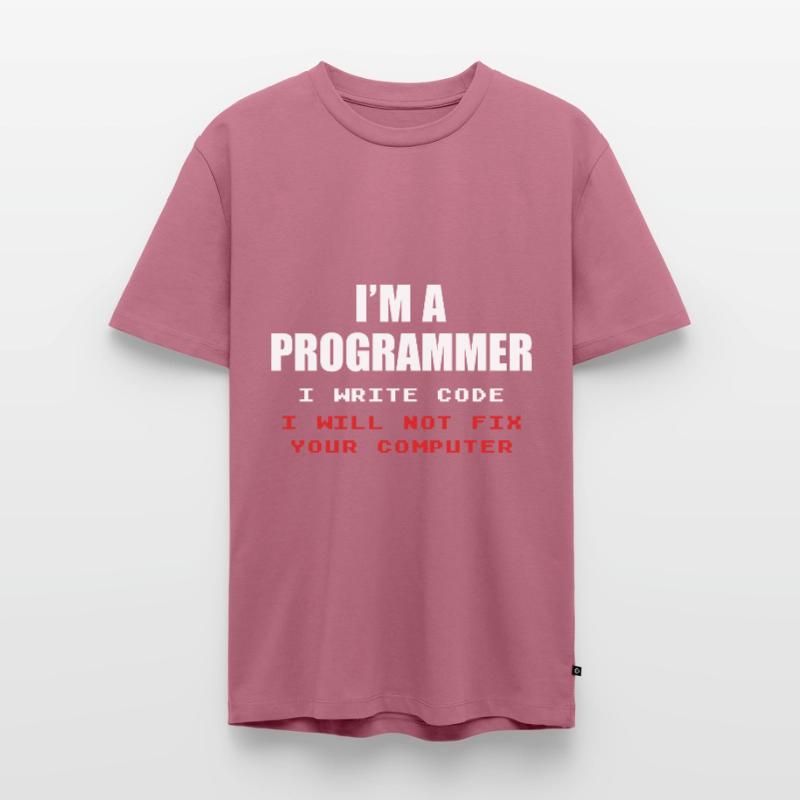 Programmer Geek Computer Programming Coder L Men's Premium Organic T-Shirt
