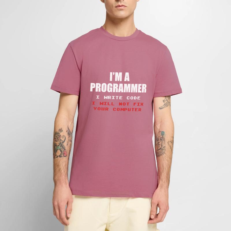 Programmer Geek Computer Programming Coder L Men's Premium Organic T-Shirt