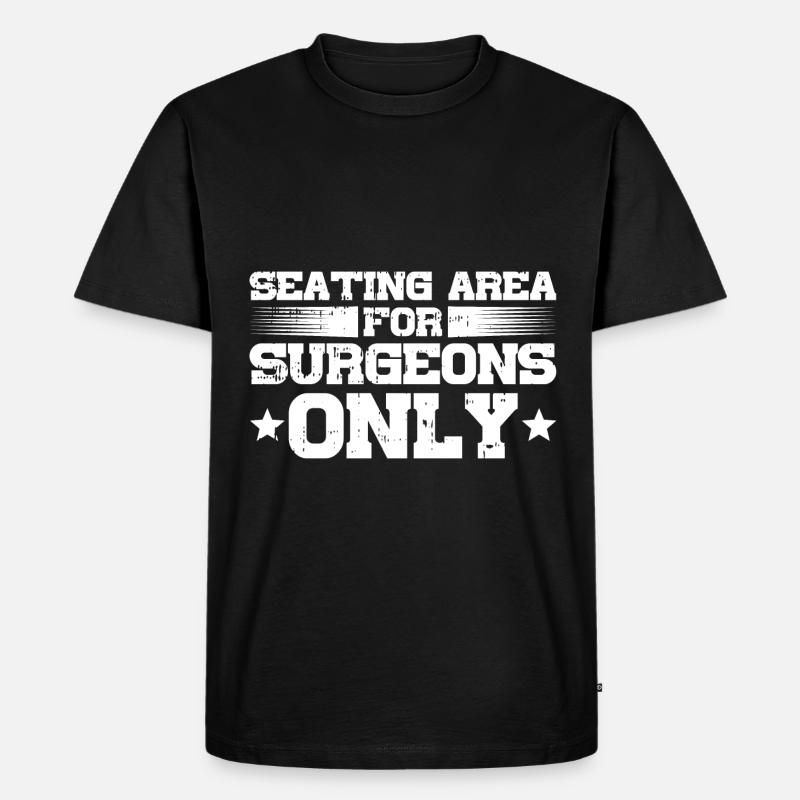 Chirurg - Männer Premium Bio T-Shirt - Schwarz
