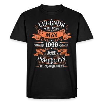 May 1996 | May 1996 anniversary 1996 - Men's Premium Organic T-Shirt - black - Front - Nico (187cm)