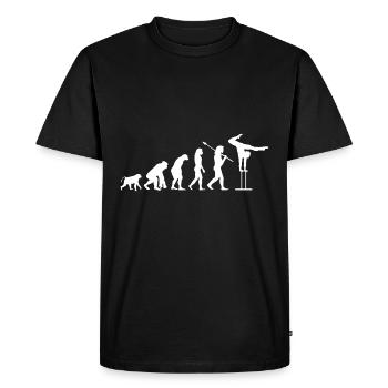 Turner Acrobatie - T-shirt Premium bio Homme - noir - Devant - Nico (187cm)
