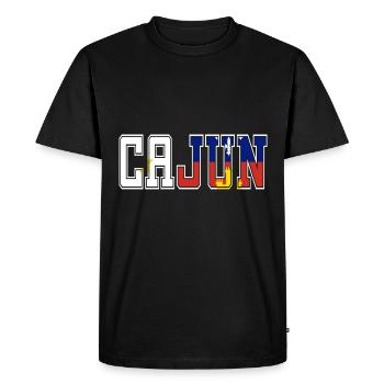 Cajun Pride Louisiana Roots Patriotic - Men's Premium Organic T-Shirt - black - Front - Nico (187cm)