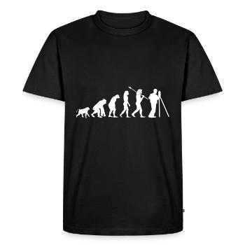 Surveying engineer - Men's Premium Organic T-Shirt - black - Front - Nico (187cm)