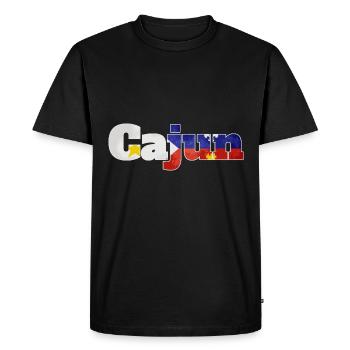 Cajun Pride Louisiana Roots Patriotic - Men's Premium Organic T-Shirt - black - Front - Nico (187cm)
