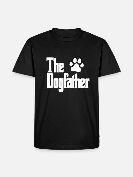 The Dogfather - Herre Premium økologisk T-shirt - sort