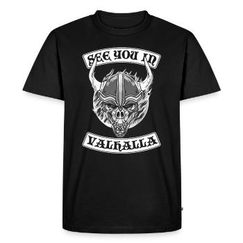 RENDEZ-VOUS À VALHALLA Viking Nordic - T-shirt Premium bio Homme - noir - Devant - Nico (187cm)