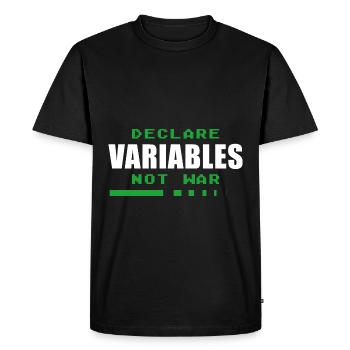 Programmeur Geek Programmeur Programmeur Informatique Codeur L - T-shirt Premium bio Homme - noir - Devant - Nico (187cm)