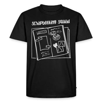 Scrapbooking Squad Hobby Designer Creative Work - Men's Premium Organic T-Shirt - black - Front - Nico (187cm)