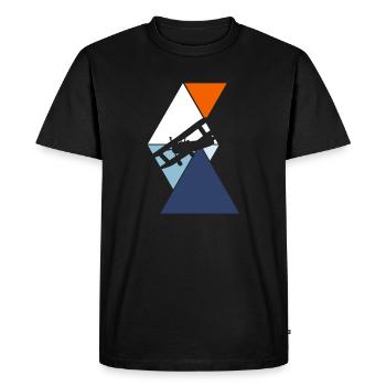 vol - T-shirt Premium bio Homme - noir - Devant - Nico (187cm)
