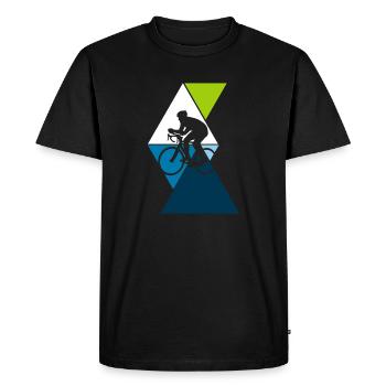 cycle - T-shirt Premium bio Homme - noir - Devant - Nico (187cm)