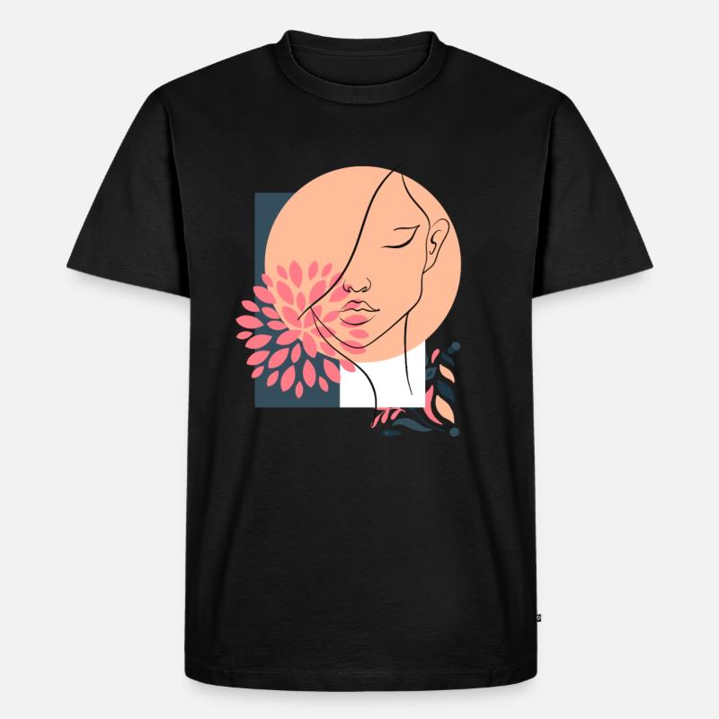 Feminin Magic - Männer Premium Bio T-Shirt - Schwarz