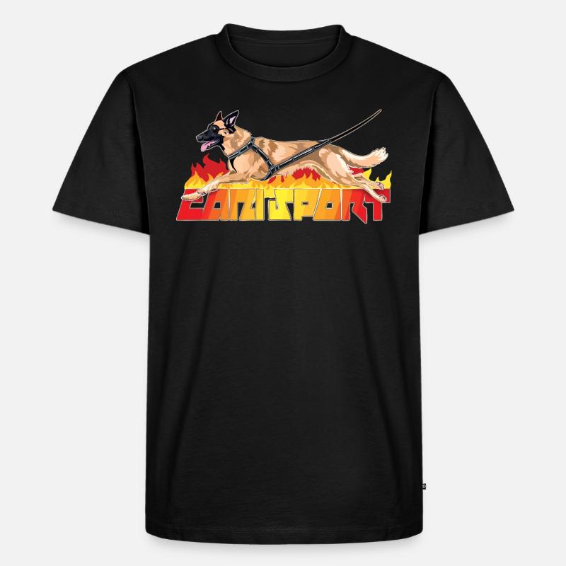 Mechelen canisport - Männer Premium Bio T-Shirt - Schwarz